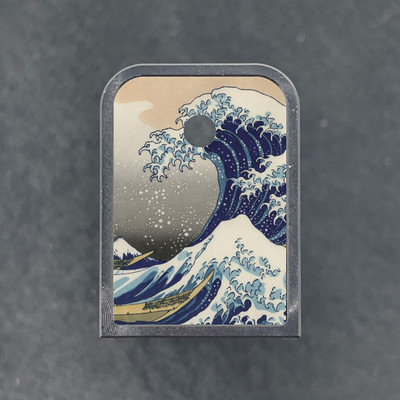 Custom Mag Baseplate for Glock - Great Wave