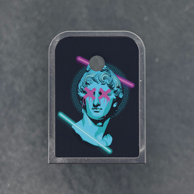 Custom Mag Baseplate for Glock - Neon Greek