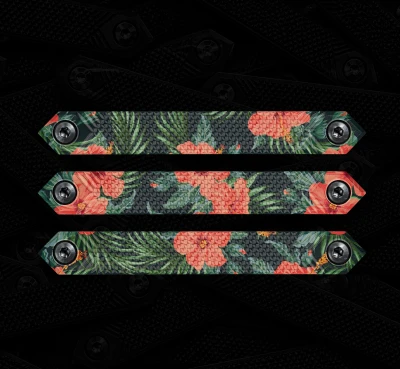 Hawaiian M-LOK rail cover 3-pack, black polymer panels