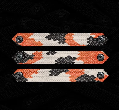 Koi Fish M-LOK rail cover 3-pack, black polymer panels