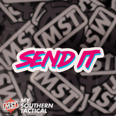 Send It Retro Vinyl Sticker