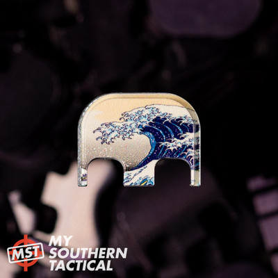 Custom Backplate for Glock - Great Wave