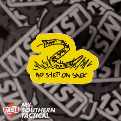 No Step on Snek Vinyl Sticker