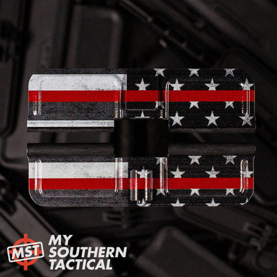 AR-15 Steel Ejection Port Dust Cover - Thin Red