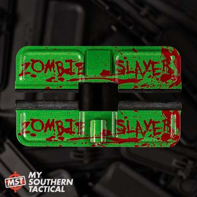 AR-15 Steel Ejection Port Dust Cover - Zombie Slayer
