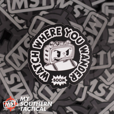 Simple Watch Where You Wander Vinyl Sticker