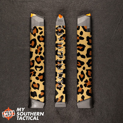 Cheetah Print - Wrap for 33 Round Magazine for Glocks