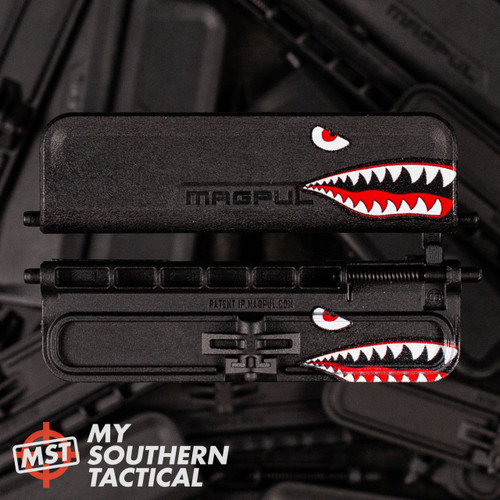 Custom Polymer AR-15 Dust Cover - Black Shark