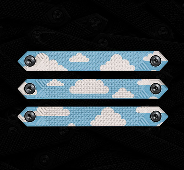 M-LOK Rail Cover 3-Pack- Blue Skies