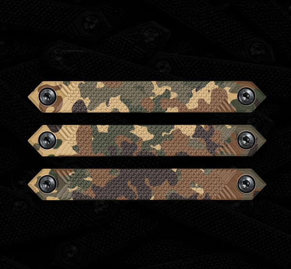 M-LOK Rail Cover 3-Pack- Flecktarn