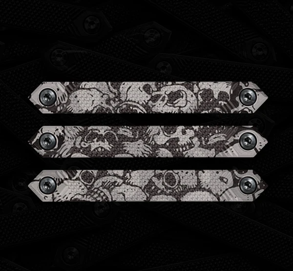 M-LOK Rail Cover 3-Pack- Skulls