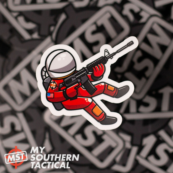 Space Force Astronaut Vinyl Sticker