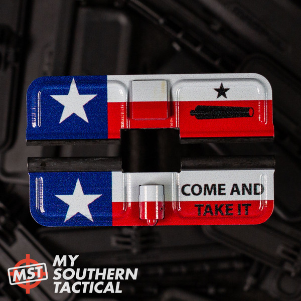 AR-15 Steel Ejection Port Dust Cover - Come and Take It