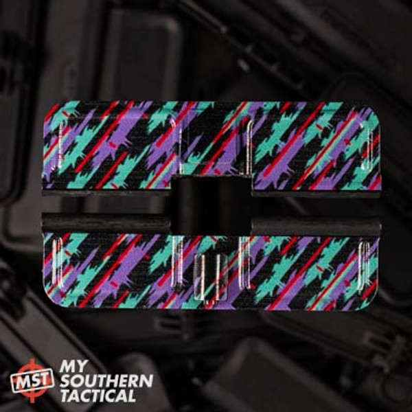 AR-15 Steel Ejection Port Dust Cover - Retro Pattern