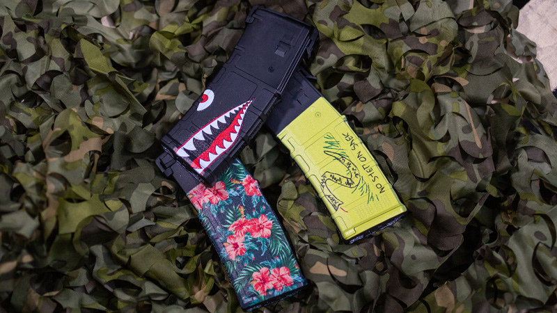 Custom PMAGs, Dust Covers & Glock Backplates