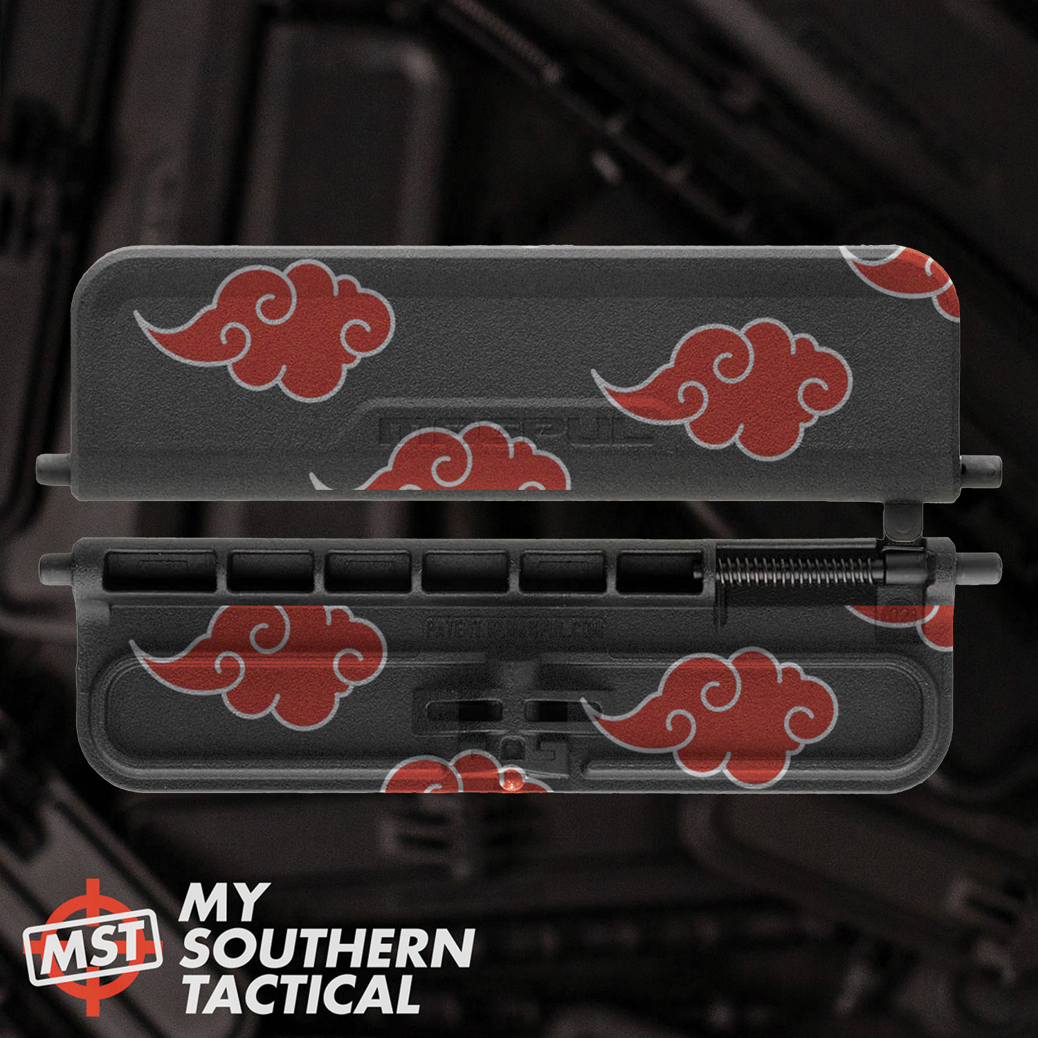 AR-15 Ejection Port Dust Cover - Red Clouds