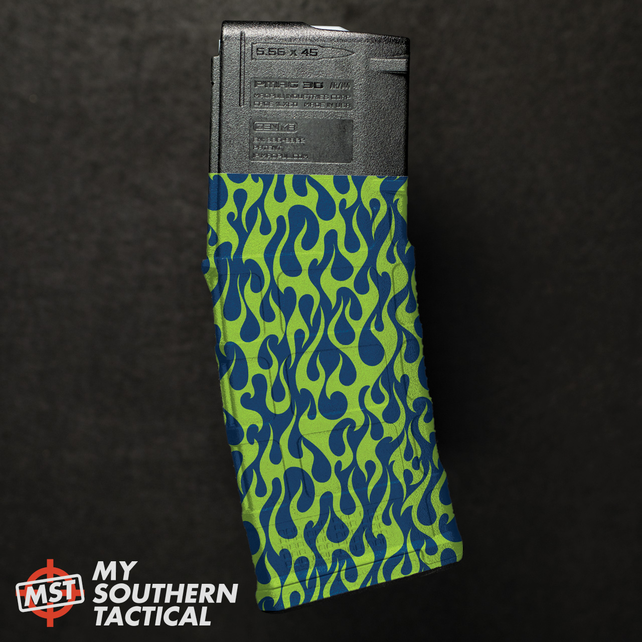 PMAG 30-Round AR/M4 - Green Flames