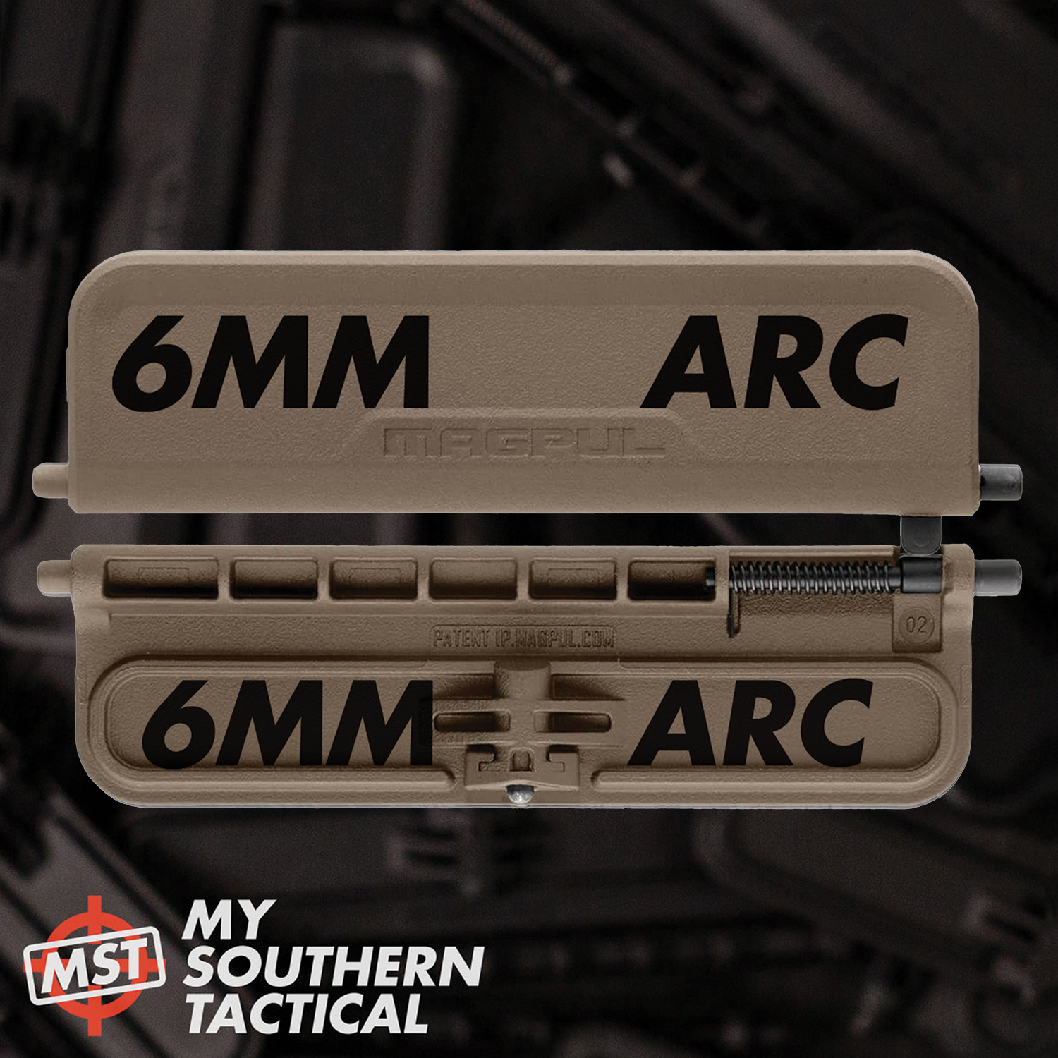 AR-15 Ejection Port Dust Cover -  6MM ARC FDE