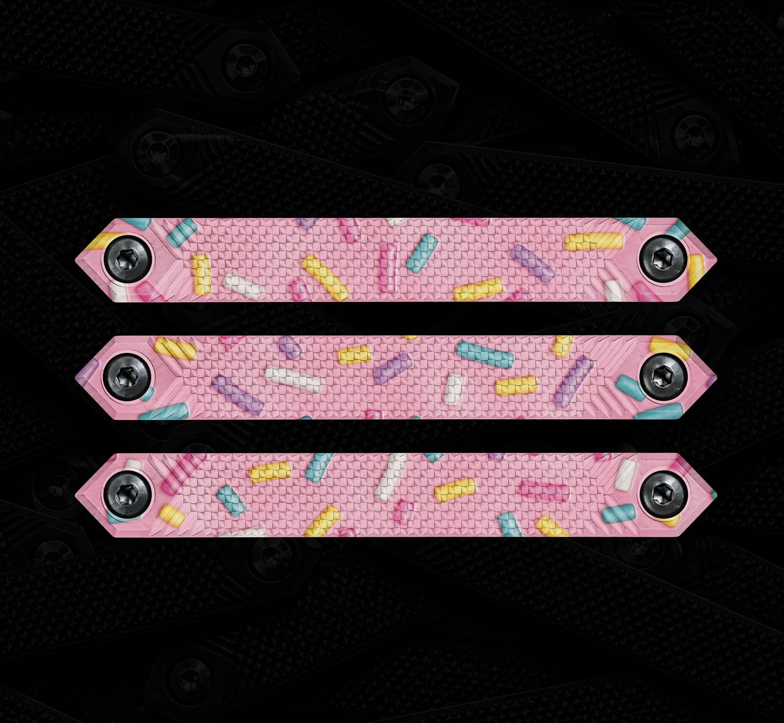 M-LOK Rail Cover 3-Pack- Sprinkles