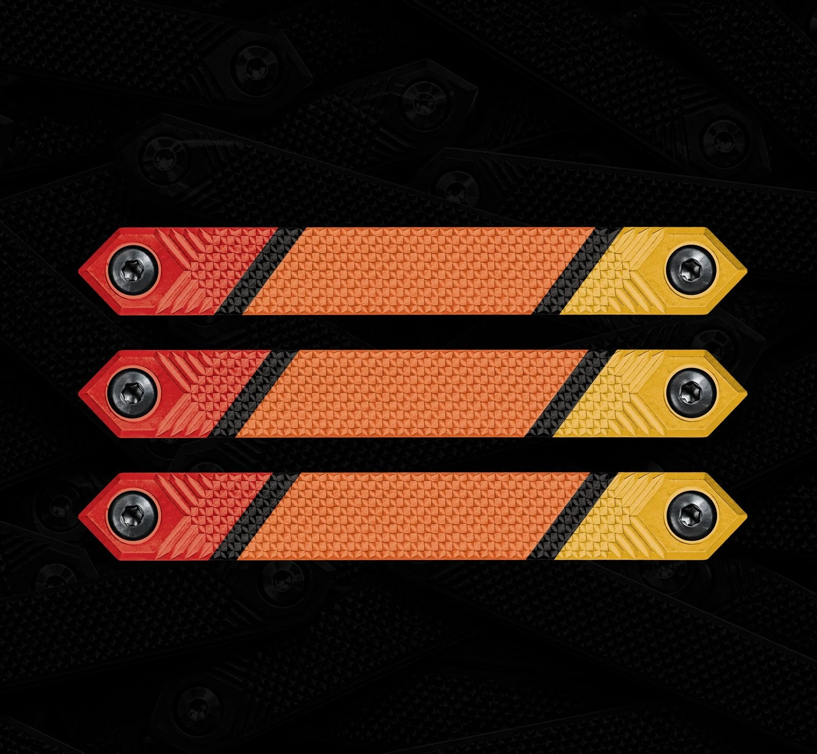 M-LOK Rail Cover 3-Pack- Tri Color