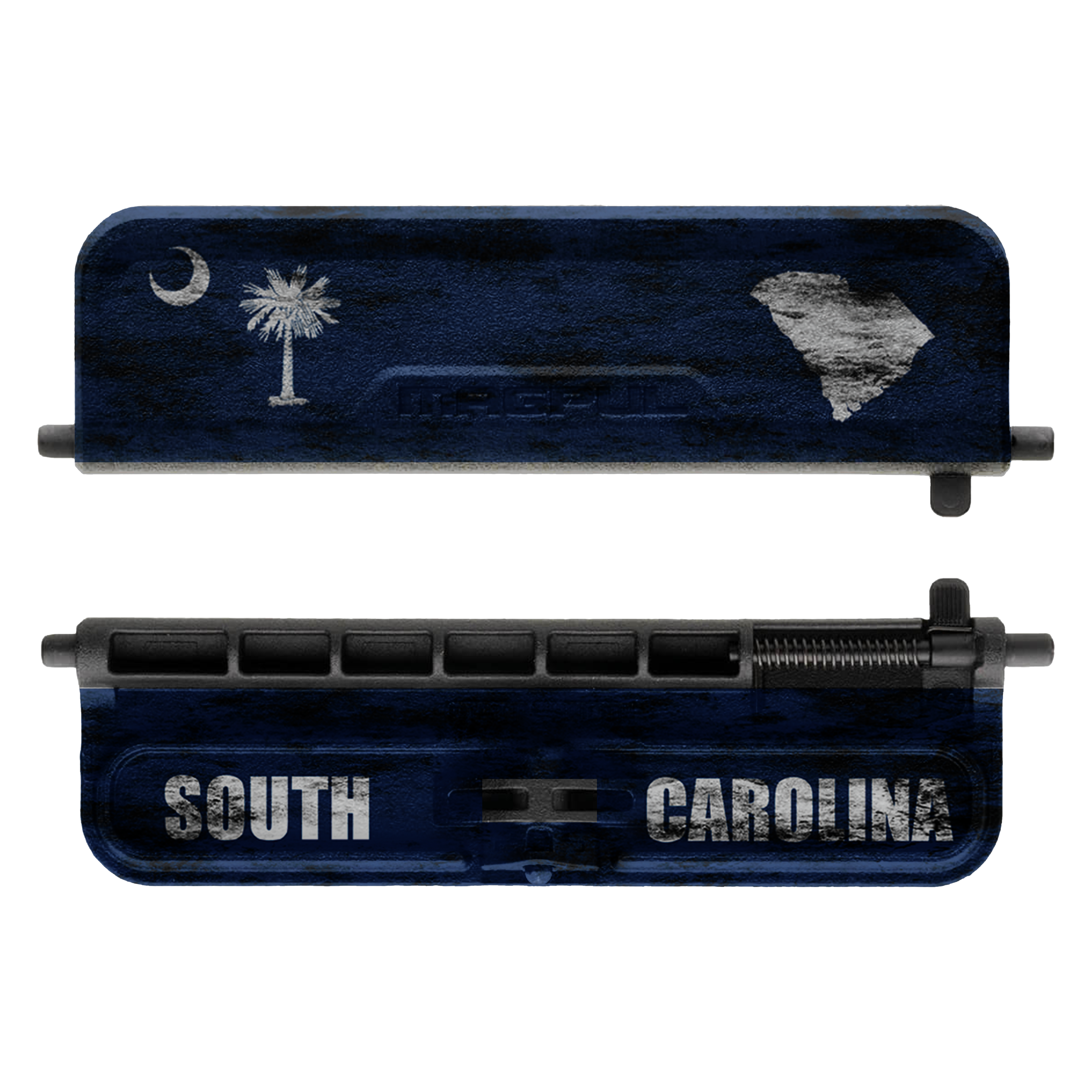 AR-15 Ejection Port Dust Cover - Distressed South Carolina