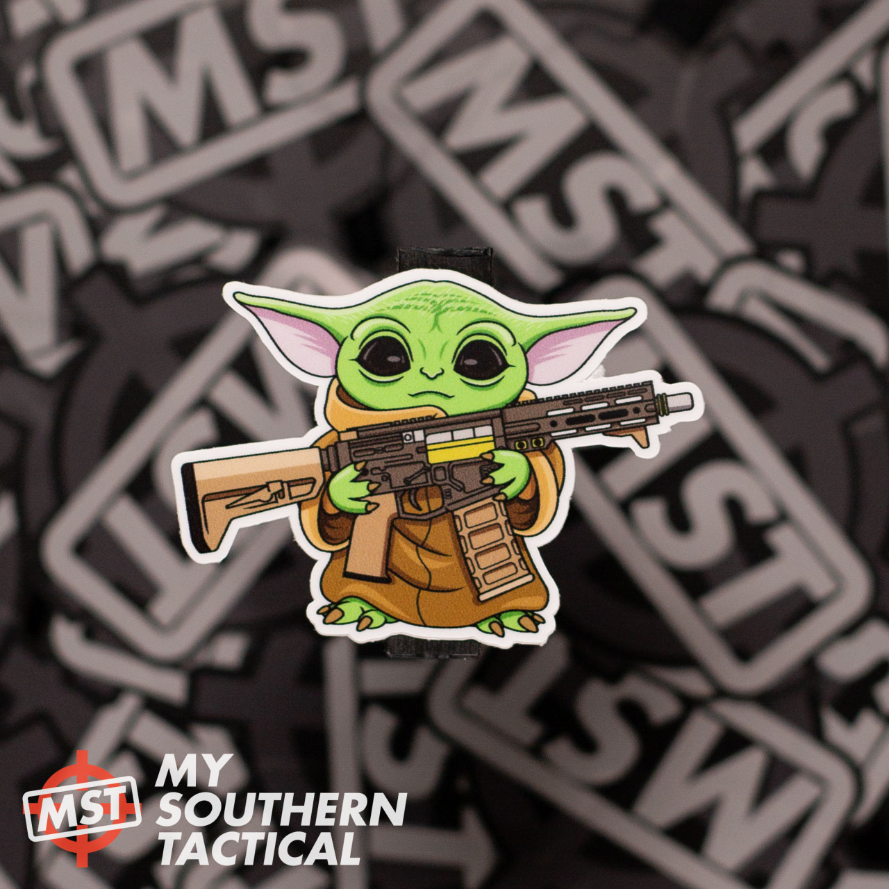 Space Baby Deadlock AR Vinyl Sticker