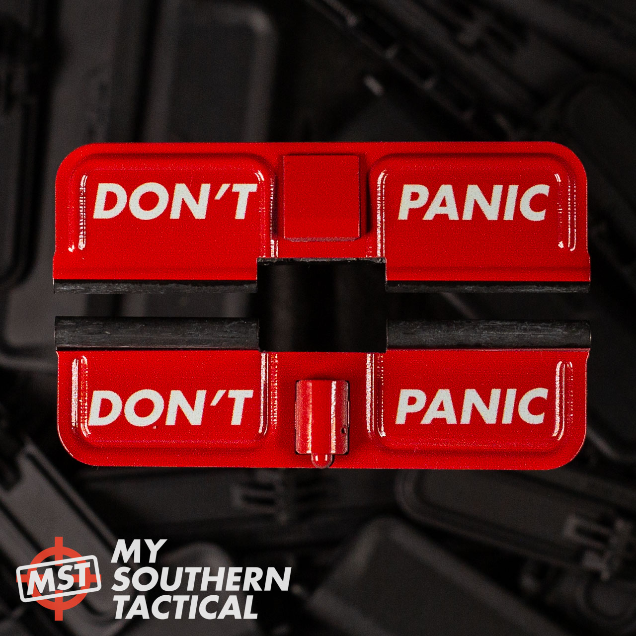 AR-10 Ejection Port Dust Cover - Don't Panic