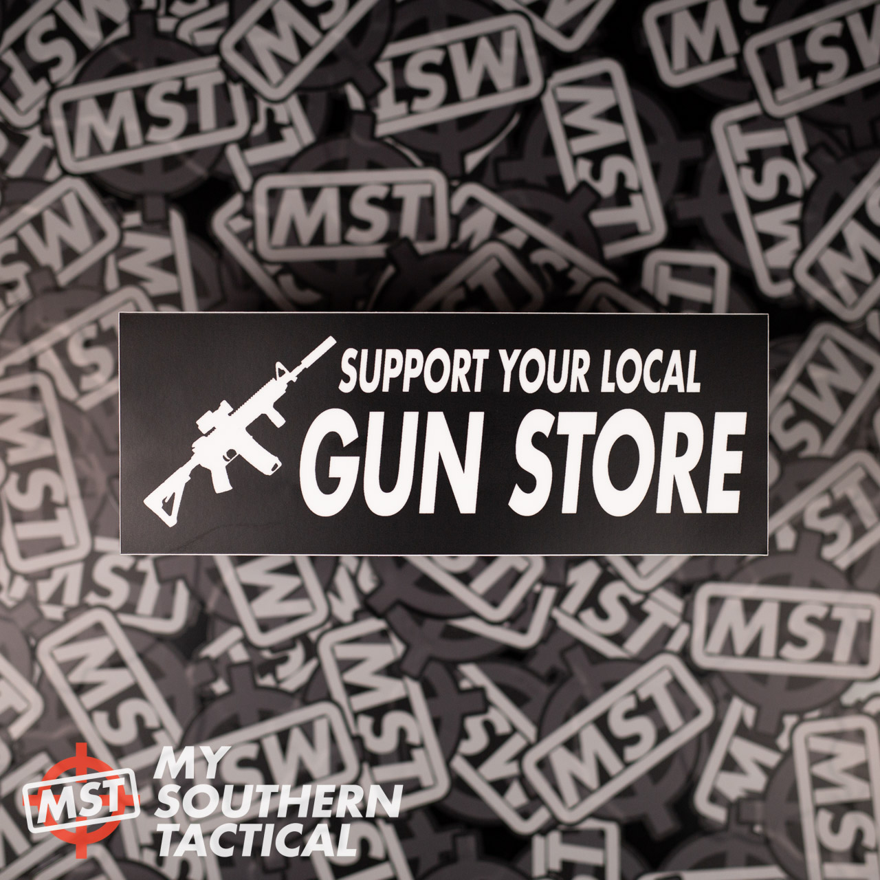 Support Local Gun Store Bumper Sticker