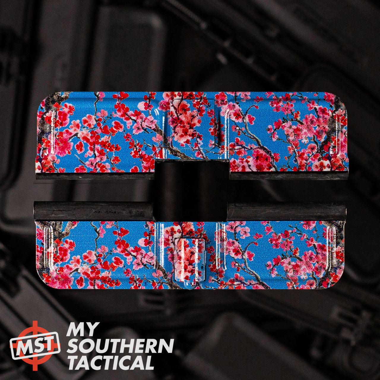 AR-15 Steel Ejection Port Dust Cover - Cherry Blossom