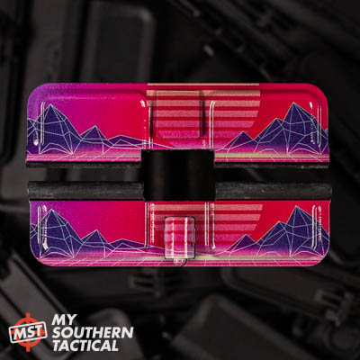 Vaporwave AR-15 Steel Dust Cover | Ejection Port Cover
