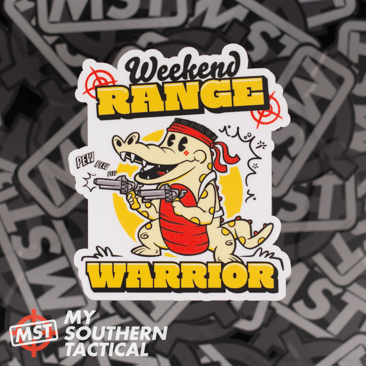 Weekend Range Warrior Vinyl Sticker