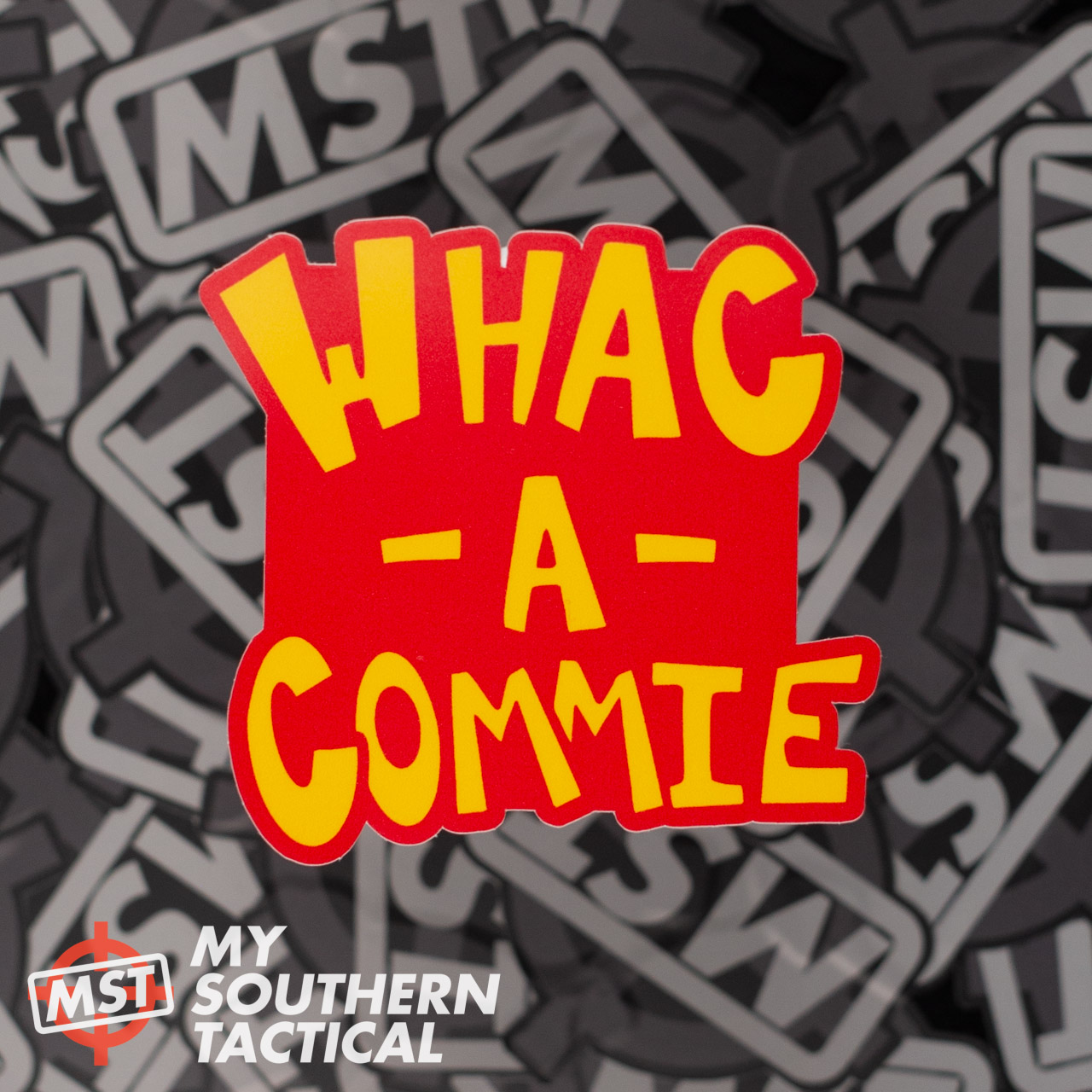 Whac-a-Commie Vinyl Sticker