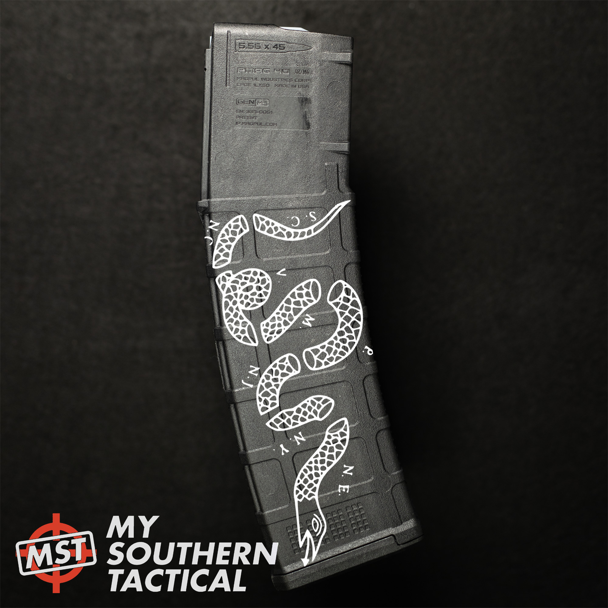 Join or Die Simple AR Magazine | Custom 40 Round PMAG