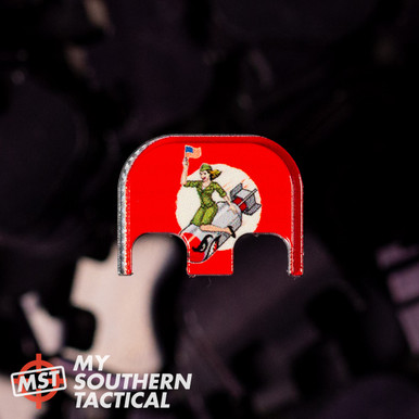 Custom Backplate for Glock - Bombshell - Aluminum Back Plate