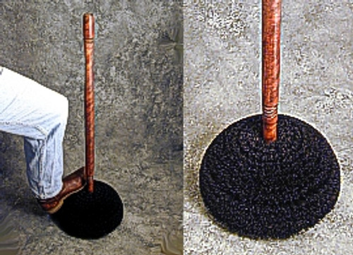 Boot Brush With Deluxe Turned Wood Handle | 3054 Boot Brush With Deluxe Turned Wood Handle | 3054