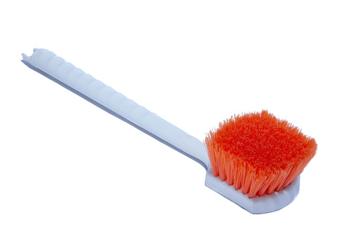 Pot Brush Nylon 20 Long Handle Orange Poly | 9199O Pot Brush Nylon 20 Long Handle Orange Poly | 9199O