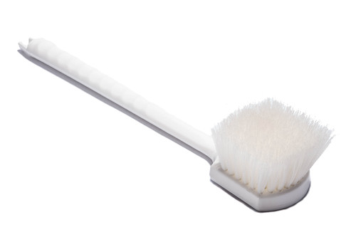 Utility Brush Nylon 20 Long Handle White Poly | 9199 Utility Brush Nylon 20 Long Handle White Poly | 9199