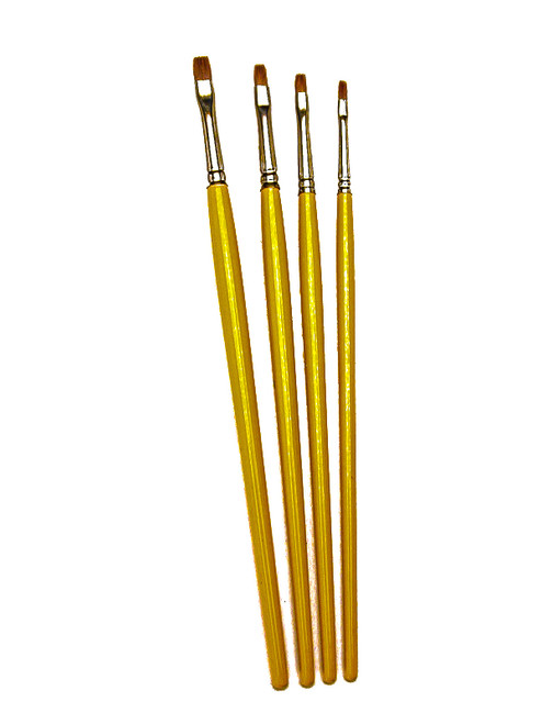 Pastry Artist Brush Set 4 Brushes | B15 Pastry Artist Brush Set 4 Brushes | B15