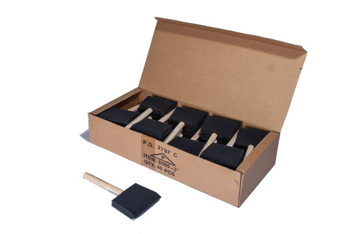 3 High Density Foam Brush Wood Handle (40/box) | FOAM3-HDBOX 3 High Density Foam Brush Wood Handle (40/box) | FOAM3-HDBOX