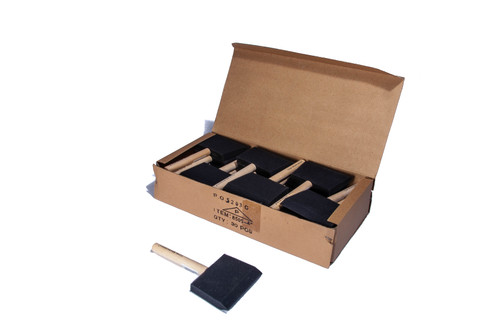 4 High Density Foam Brush Wood Handle (30/box) | FOAM4-HDBOX 4 High Density Foam Brush Wood Handle (30/box) | FOAM4-HDBOX