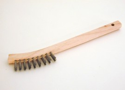 Platers Brush 2x9 Wood Handle SST Fill Box of 24 | E4DBOX Platers Brush 2x9 Wood Handle SST Fill Box of 24 | E4DBOX