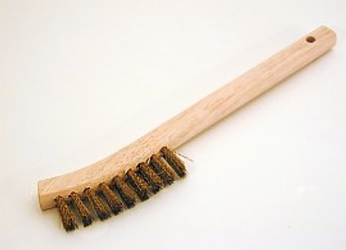 Platers Brush 2x9 Wood Handle Brass CASE of 288 | E4FCASE Platers Brush 2x9 Wood Handle Brass CASE of 288 | E4FCASE