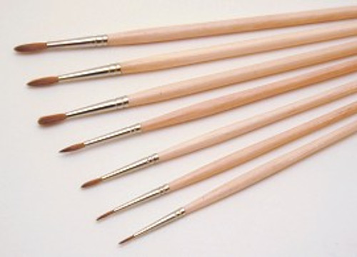 Artist Brush Red Sable Round #10 | E18F Artist Brush Red Sable Round #10 | E18F