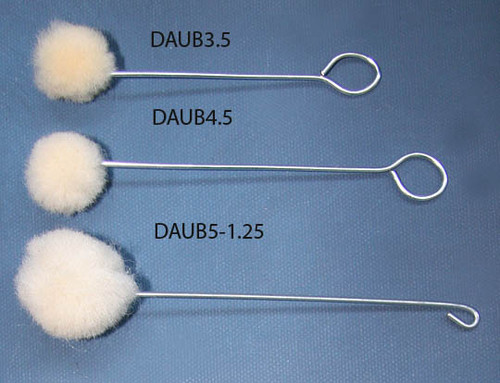 Dauber Ring Wool 4 5/8 OAL 3/4 dia ball | DAUB4.5 Dauber Ring Wool 4 5/8 OAL 3/4 dia ball | DAUB4.5