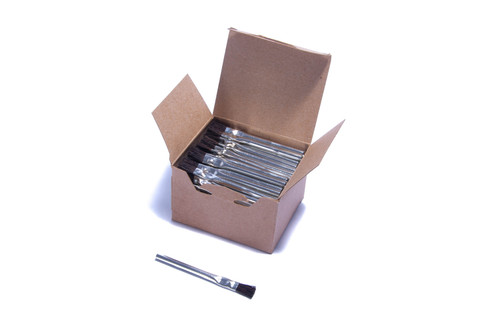 Acid Brush #00 1/4 Wide 3.25 OAL BOX 144pcs | E6-00 Acid Brush #00 1/4 Wide 3.25 OAL BOX 144pcs | E6-00