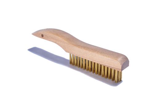 Velvet Groomer Brass Wire Wood | R5319 Velvet Groomer Brass Wire Wood | R5319