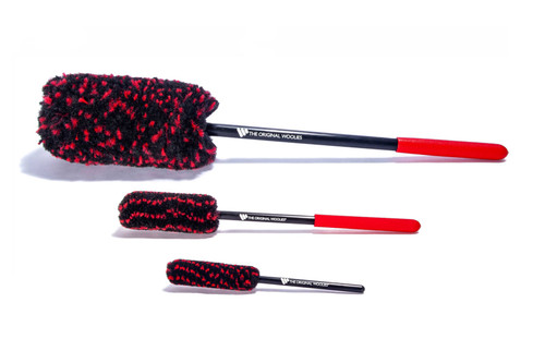 Wheel Woolies® Detail Brushes 3 piece kit 18Large with red anti slip grip 12 Medium with red anti slip grip 8 Small (no grip). | WWRK3AG2 Wheel Woolies® Detail Brushes 3 piece kit 18Large with red anti slip grip 12 Medium with red anti slip grip 8 Small (no grip). | WWRK3AG2