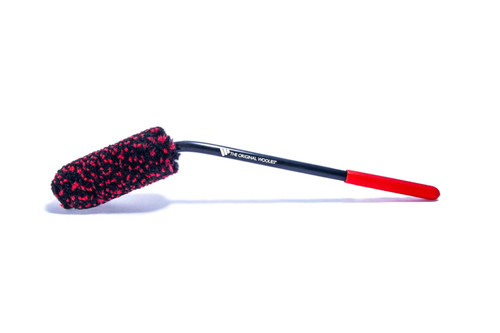 Wheel Woolie® Large Back of Spoke Brush 18 with Red Anti-slip Grip | WWRKLCSB18G2 Wheel Woolie® Large Back of Spoke Brush 18 with Red Anti-slip Grip | WWRKLCSB18G2