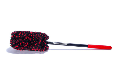 Wheel Woolie® Detail Brush. Large 18 with red anti-slip grip | WWRKLG18G2 Wheel Woolie® Detail Brush. Large 18 with red anti-slip grip | WWRKLG18G2