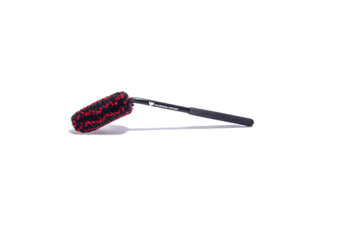 Wheel Woolie® Medium Back of Spoke Brush 12 with Black Anti-slip Grip | WWRKCSB12G1 Wheel Woolie® Medium Back of Spoke Brush 12 with Black Anti-slip Grip | WWRKCSB12G1